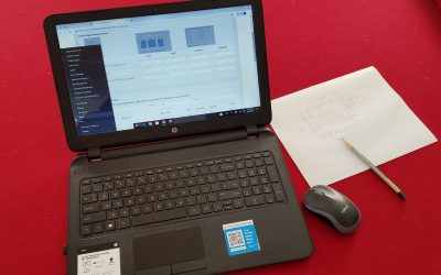 load calc on laptop